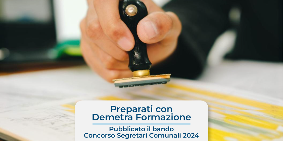 bando concorso segretari comunali 2024