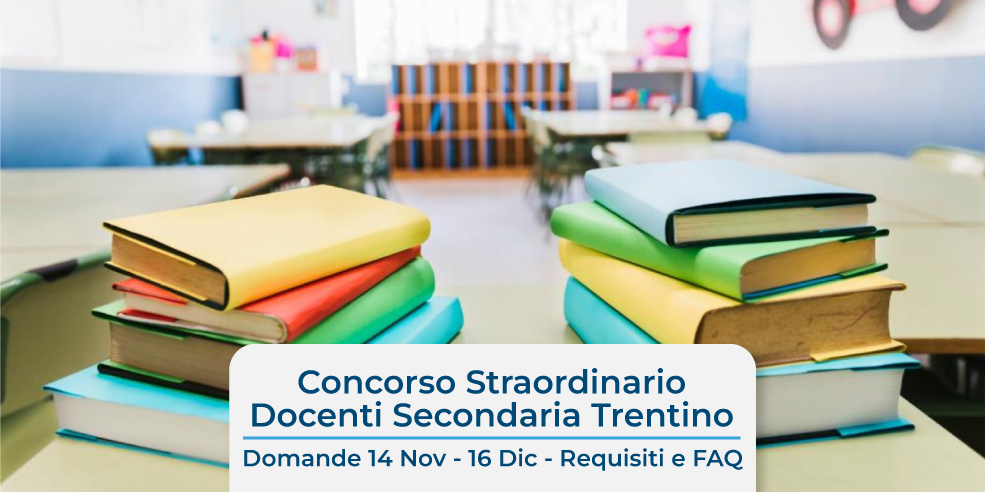 concorso straordinario docenti secondaria trentino